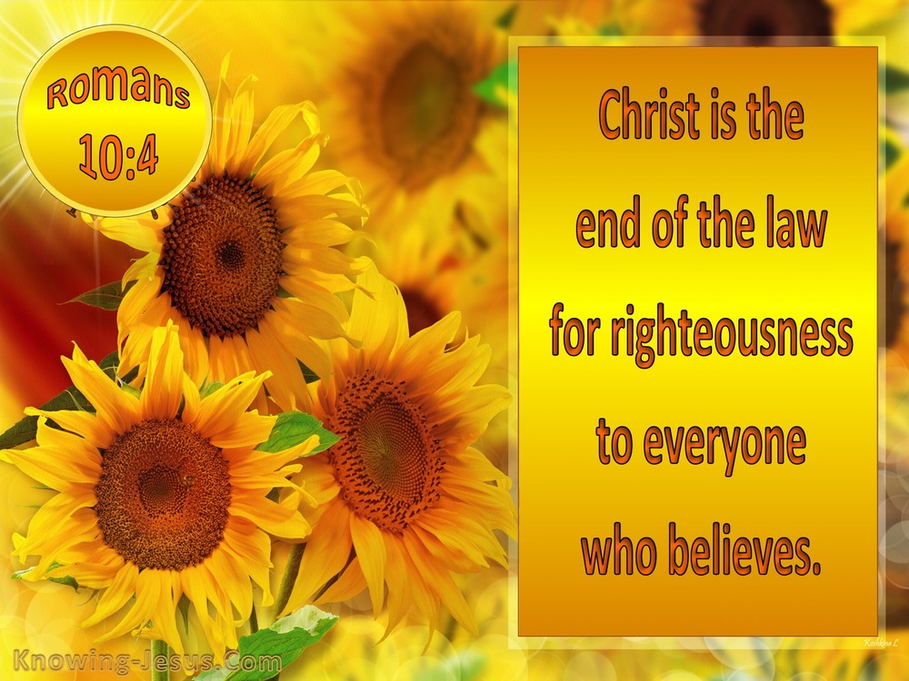 What Does Romans 10 4 Mean 
